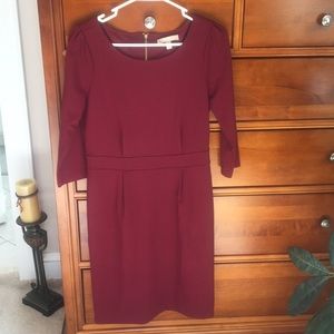 Banana Republic burgundy dress